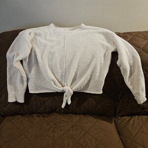 Fuzzy Fleece Pullover Top
